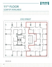 1444 I St NW, Washington, DC for lease Floor Plan- Image 1 of 1