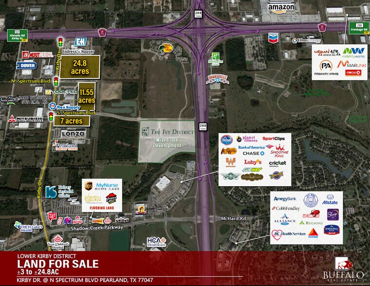 Kirby Dr, Houston, TX for sale - Area Landscape - Image 1 of 3