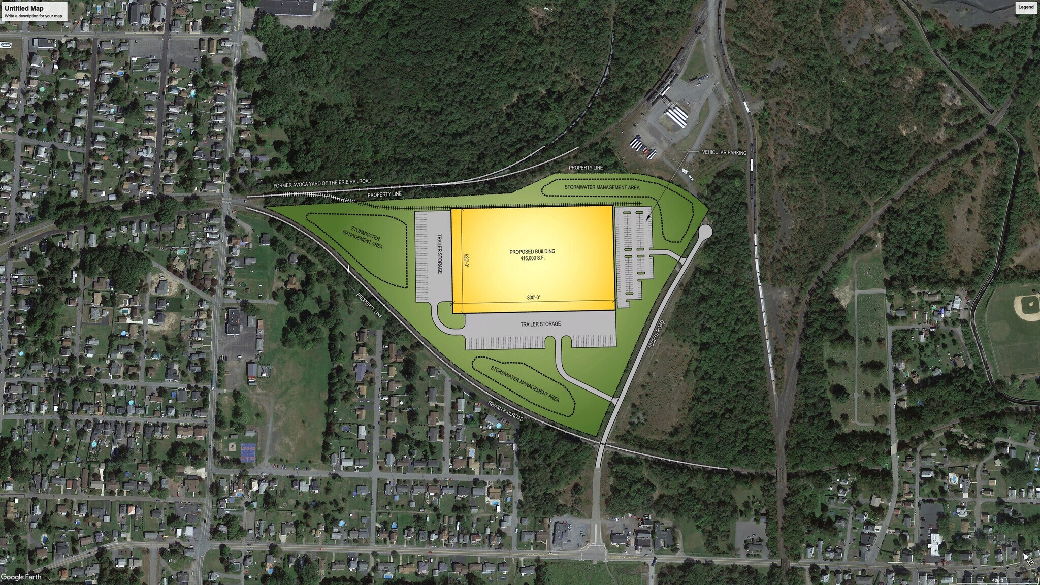 McAlpine St, Duryea, PA for sale Aerial- Image 1 of 1