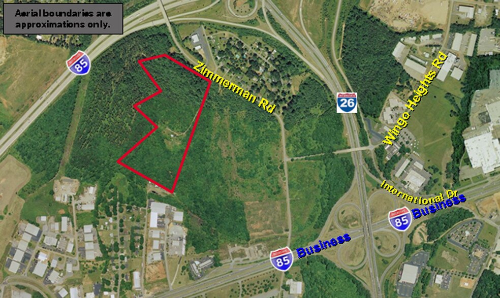 Zimmerman Rd @ I-85, Spartanburg, SC for sale - Primary Photo - Image 1 of 1