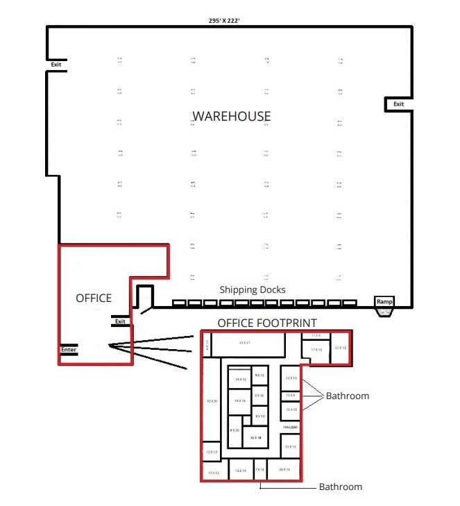 3131 E Maria St, Rancho Dominguez, CA for lease Floor Plan- Image 1 of 1