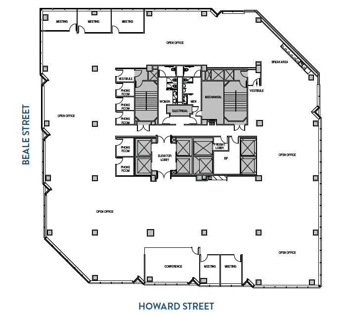301 Howard St, San Francisco, CA for lease Floor Plan- Image 1 of 1