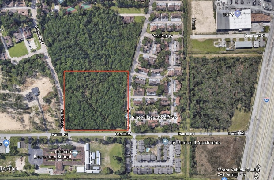 Hamill Rd, Houston, TX for sale - Aerial - Image 3 of 7