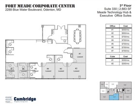 2288 Blue Water Blvd, Odenton, MD for lease Floor Plan- Image 1 of 1