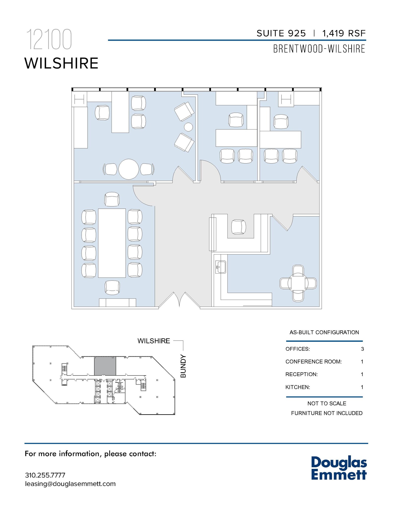 12100 Wilshire Blvd, Los Angeles, CA for lease Floor Plan- Image 1 of 1