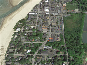 123 S Hemlock St, Cannon Beach, OR - aerial  map view