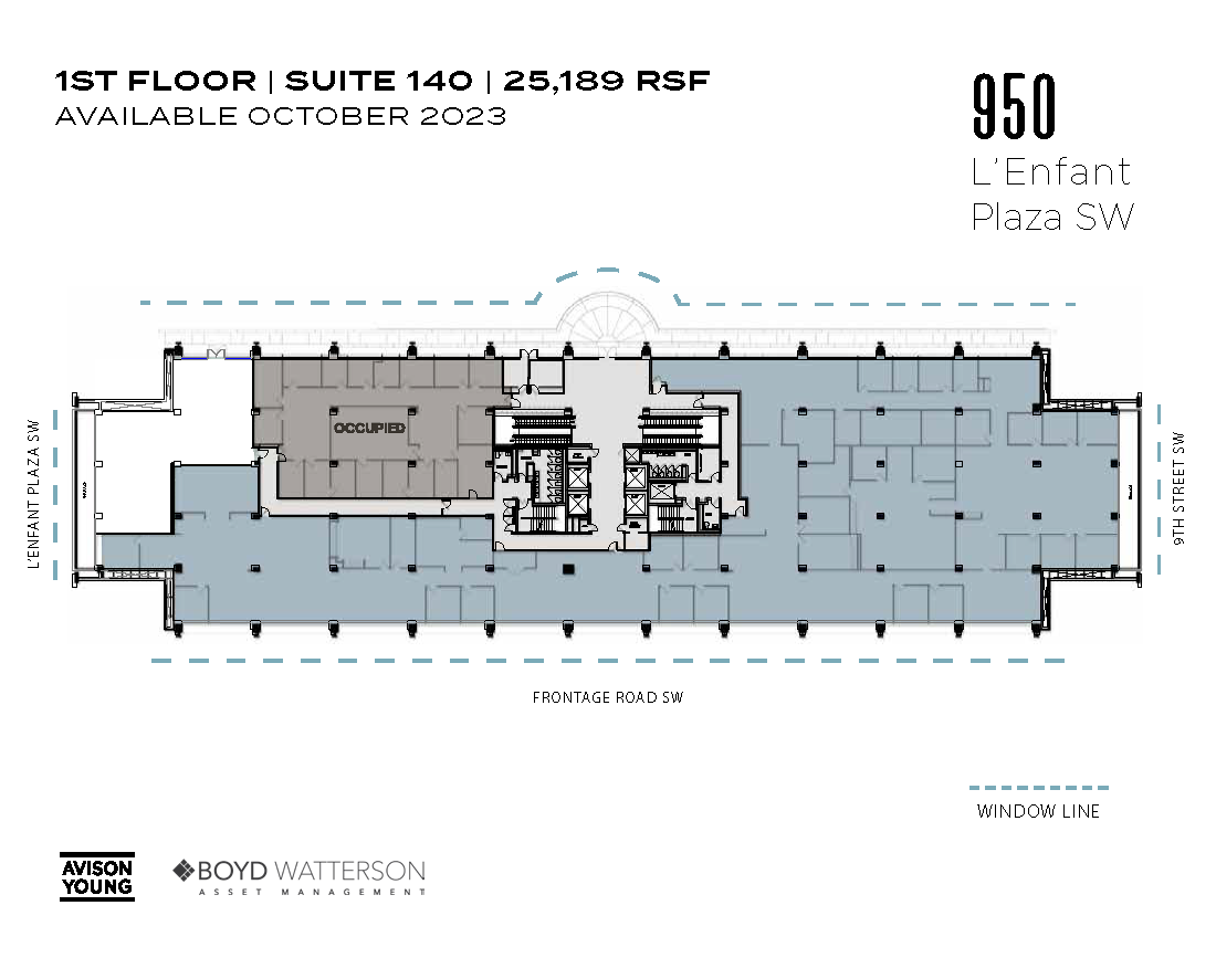 950 L'Enfant Plz SW, Washington, DC for lease Floor Plan- Image 1 of 2