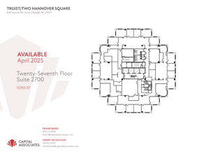 434 Fayetteville St, Raleigh, NC for lease Floor Plan- Image 1 of 1