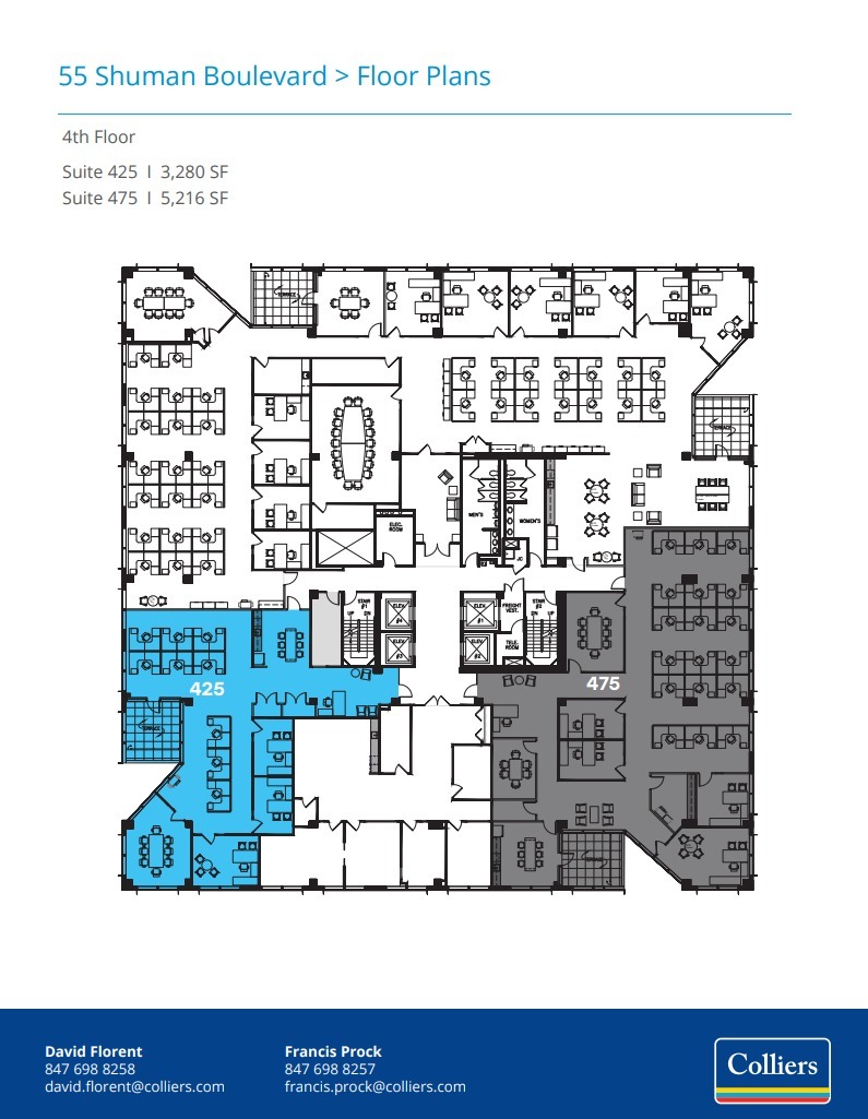 55 Shuman Blvd, Naperville, IL for lease Floor Plan- Image 1 of 1