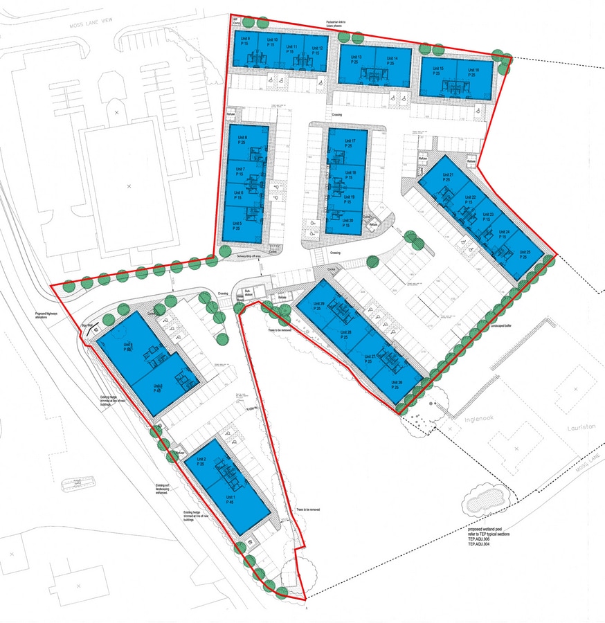 Moss Ln, Skelmersdale, WN8 9TN Development Site