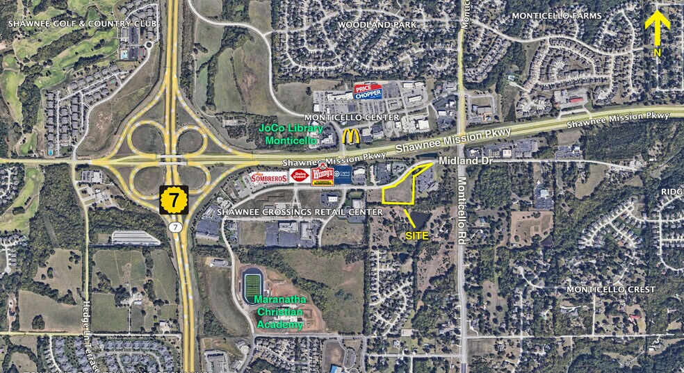 S & W of Midland Dr & Monticello Rd, Shawnee, KS for sale - Building Photo - Image 1 of 1