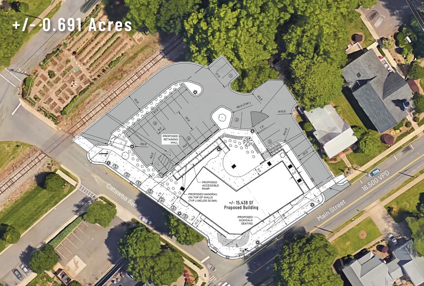 316 - 320 S Main St, Davidson, NC for lease - Site Plan - Image 3 of 8
