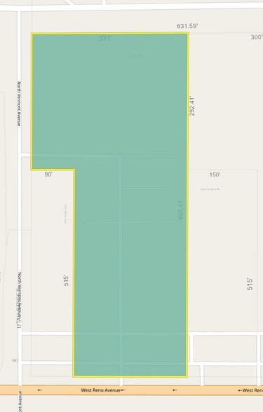 4121-4137 W Reno Ave, Oklahoma City, OK for lease - Plat Map - Image 3 of 3