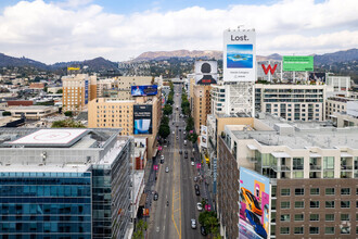 1645 Vine St, Hollywood, CA - aerial  map view