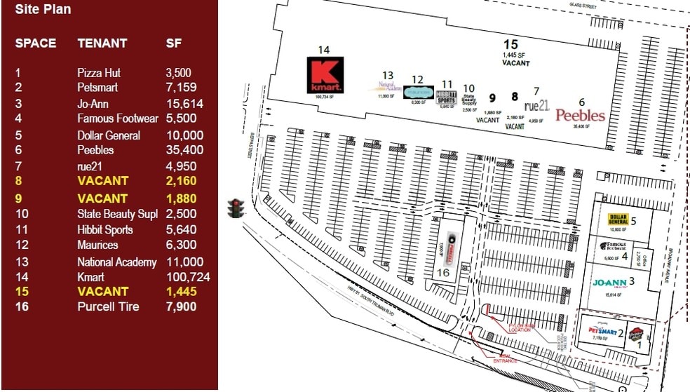 101-155 Twin City Mall, Crystal City, MO for lease - Floor Plan - Image 2 of 3