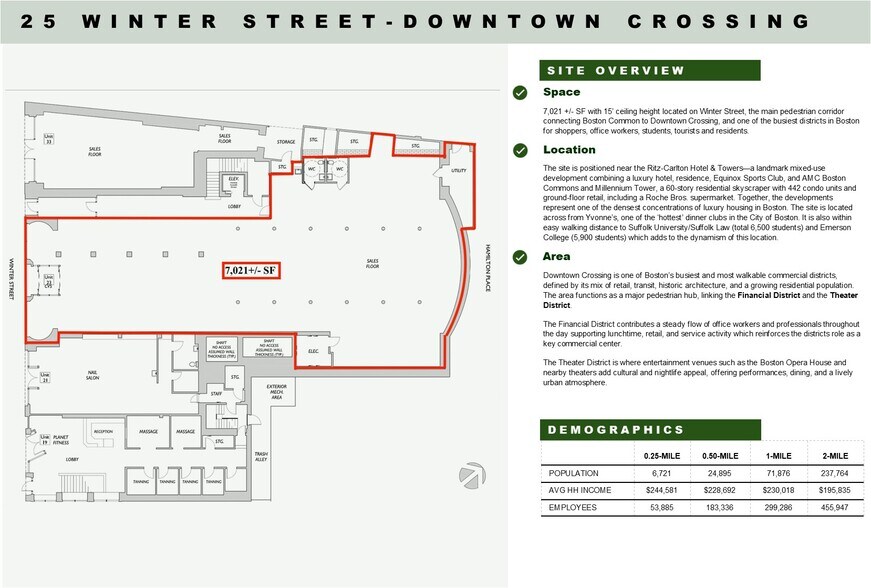17-33 Winter St, Boston, MA for lease - Site Plan - Image 2 of 10
