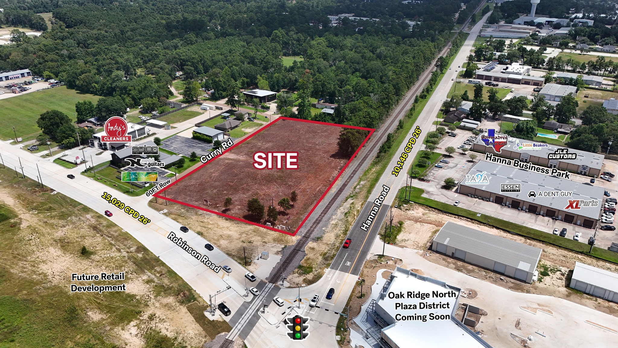 Intersection Robinson & Hanna Rd, Conroe, TX for sale Building Photo- Image 1 of 8