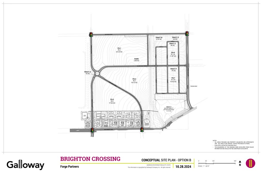 NWC I-76 and Bromley Lane, Brighton, CO for sale - Site Plan - Image 2 of 3