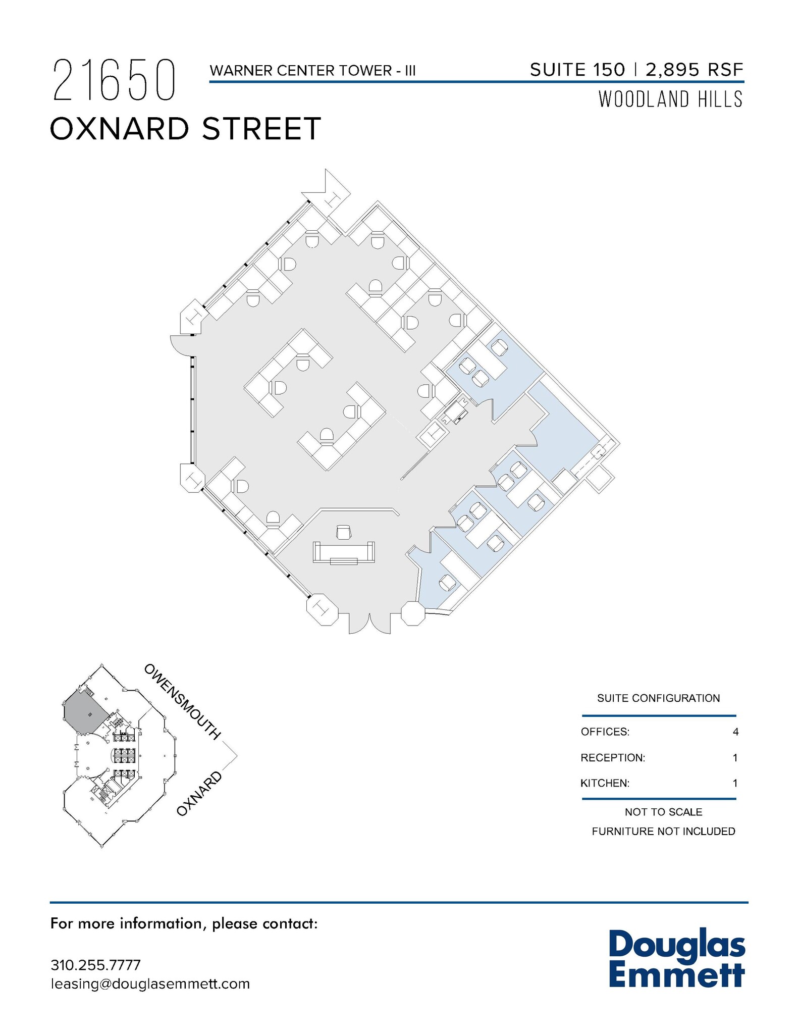 21650 Oxnard St, Woodland Hills, CA for lease Floor Plan- Image 1 of 1