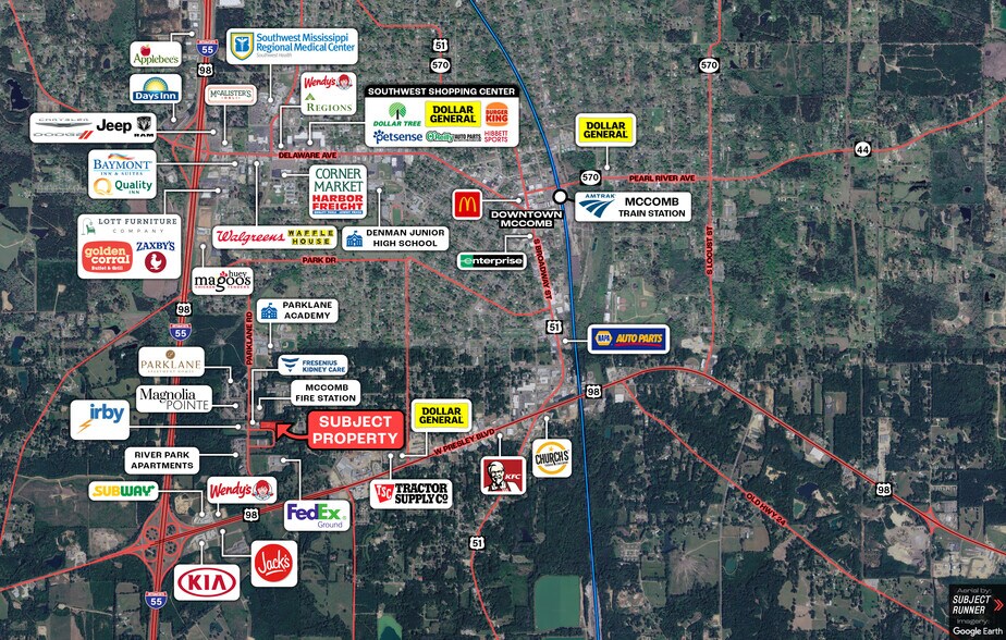 Parklane Rd, Mccomb, MS for sale - Building Photo - Image 2 of 5