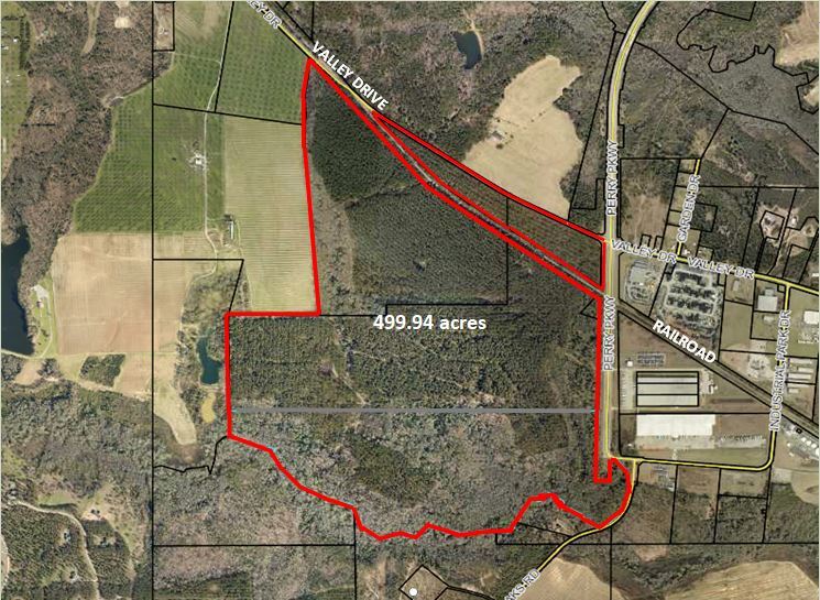 O Valley, Perry, GA for sale Aerial- Image 1 of 1