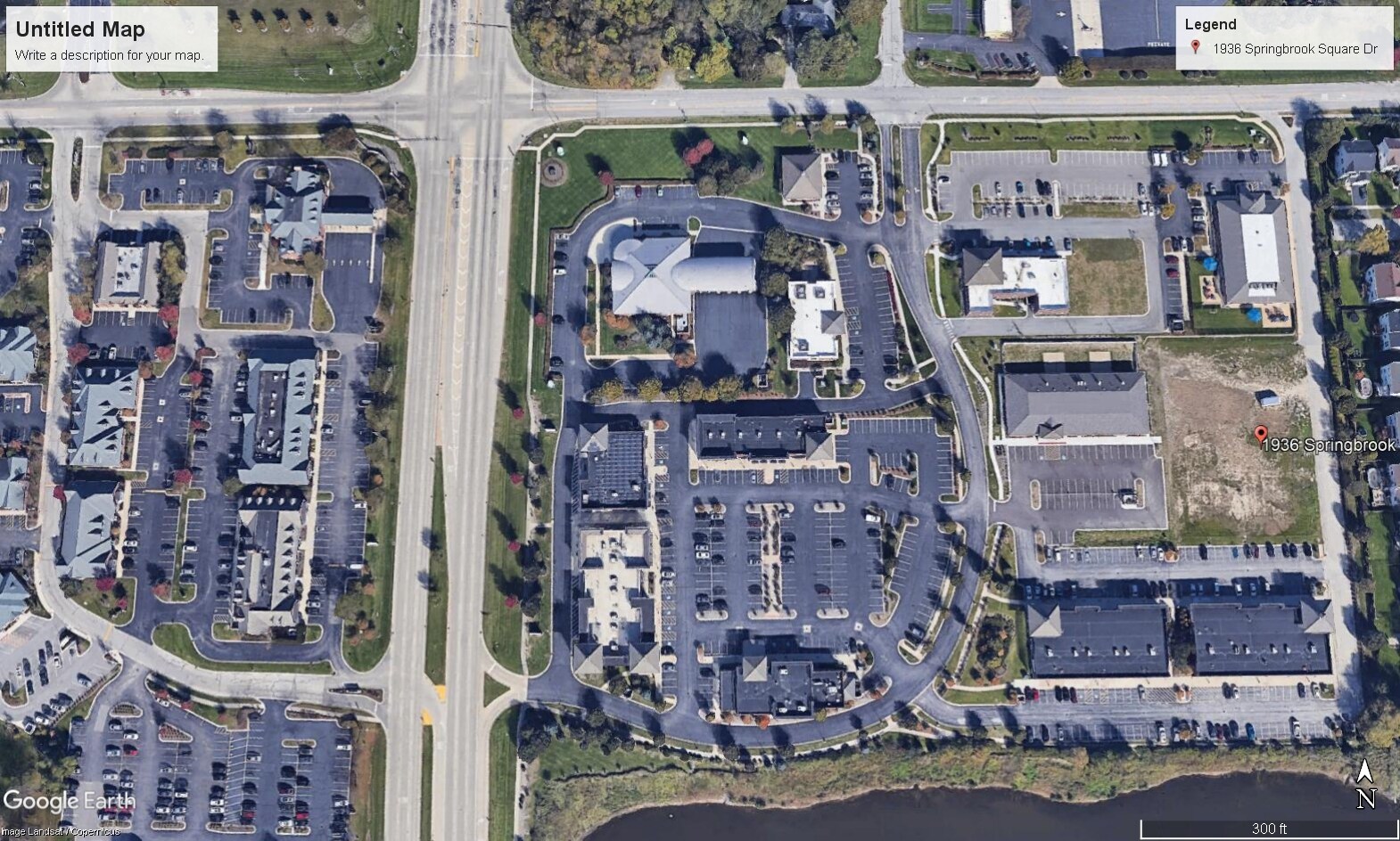 1936 Springbrook Square Dr, Naperville, IL for sale Aerial- Image 1 of 1
