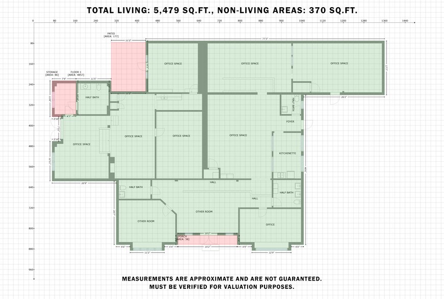 106 E Avenue Ave., Covington, LA for sale - Floor Plan - Image 1 of 1