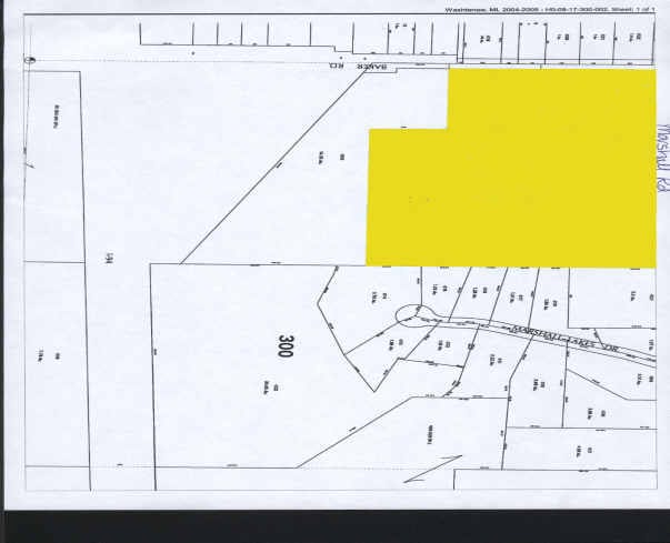 800 Baker Rd, Dexter, MI for lease - Plat Map - Image 2 of 2