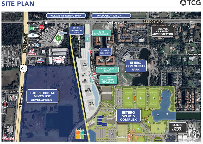 21750 Via Coconut Pointe, Estero, FL for lease - Site Plan - Image 2 of 4