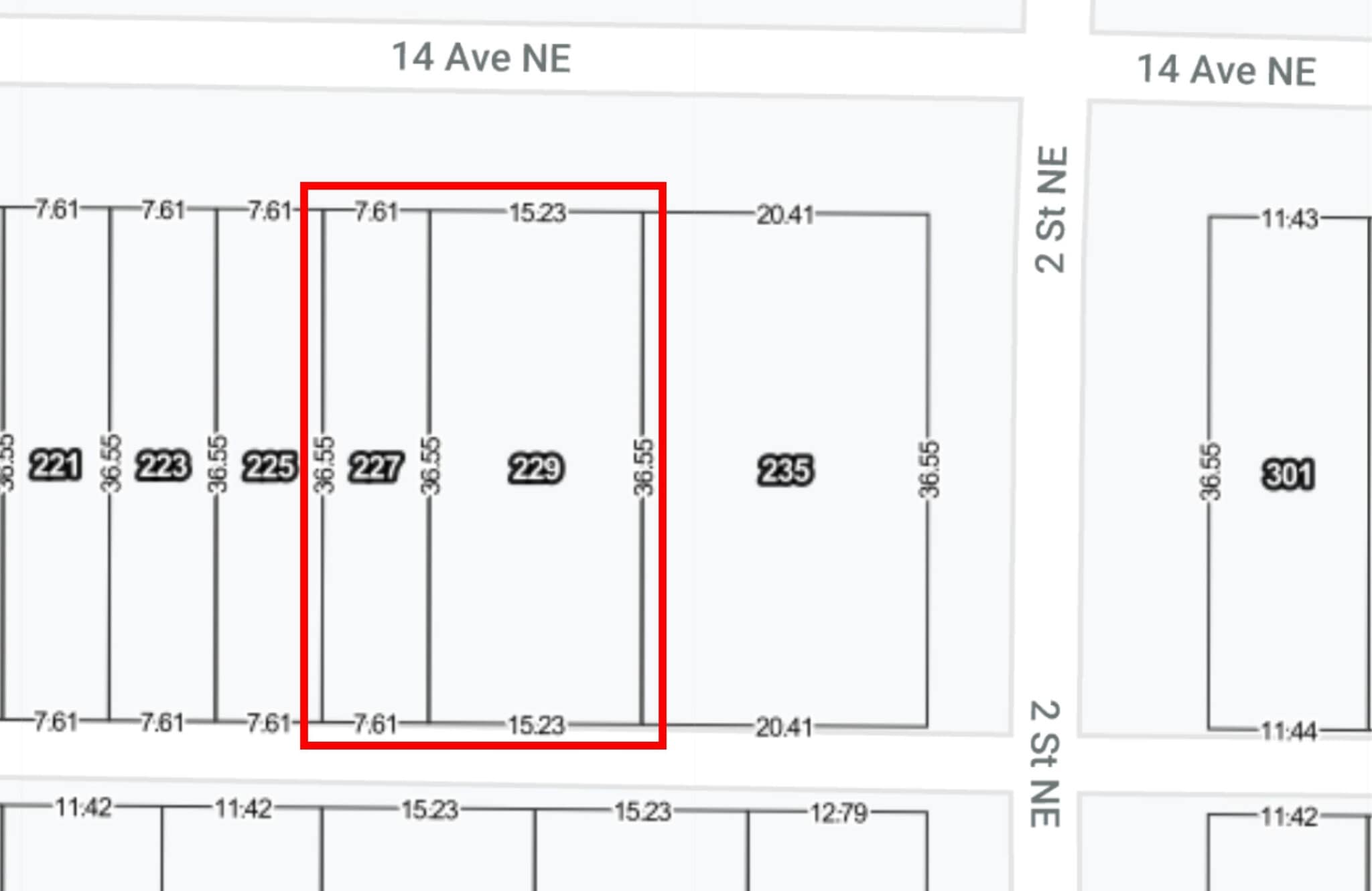 229 14 Ave NE, Calgary, AB for sale Site Plan- Image 1 of 1