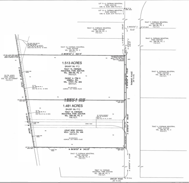 332-336 Thomas, Everman, TX for sale - Site Plan - Image 2 of 2