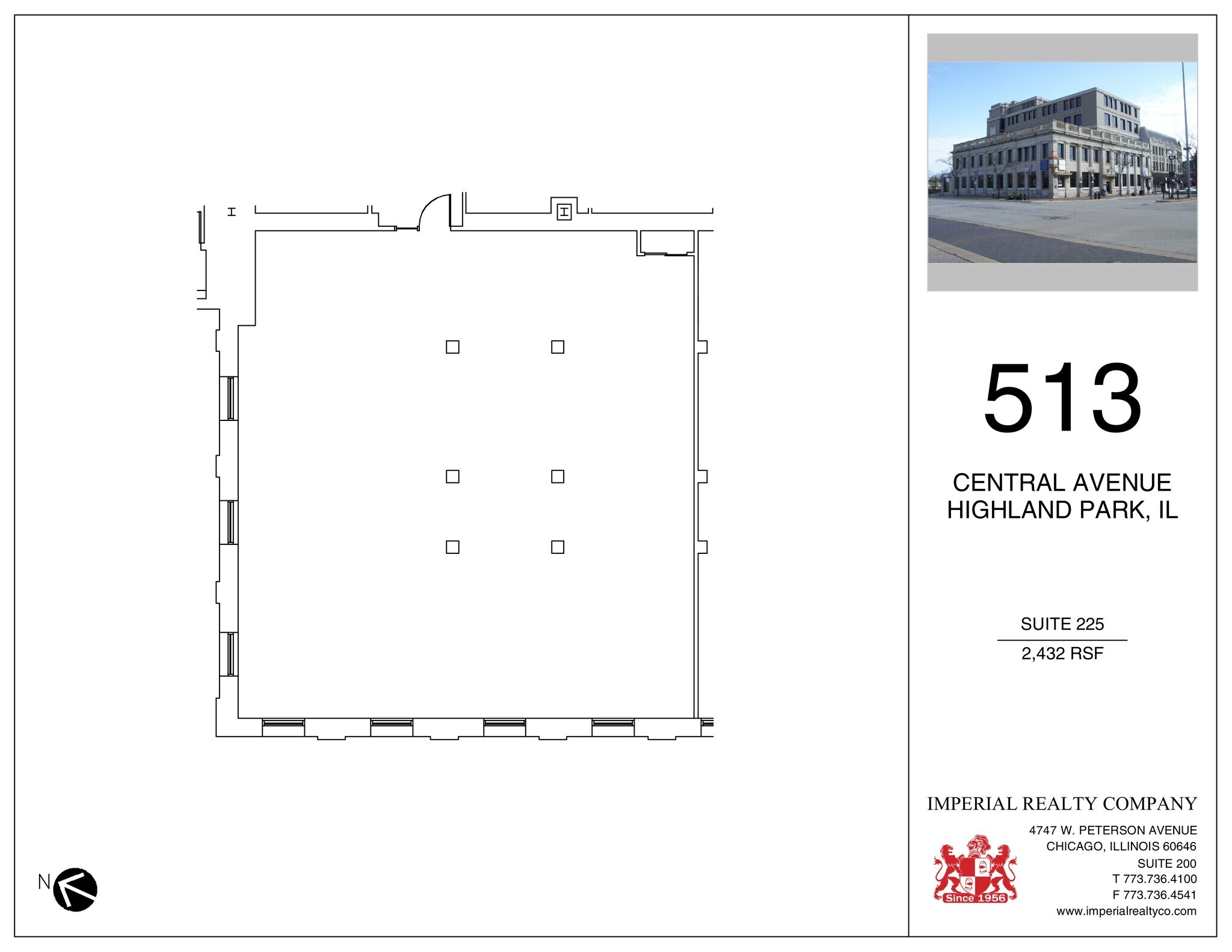 513 Central Ave, Highland Park, IL for lease Site Plan- Image 1 of 1