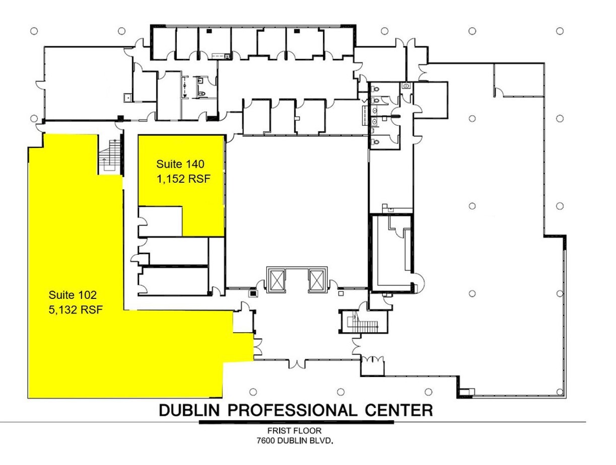 7600 Dublin Blvd, Dublin, CA for lease Floor Plan- Image 1 of 1