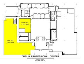 7600 Dublin Blvd, Dublin, CA for lease Floor Plan- Image 1 of 1