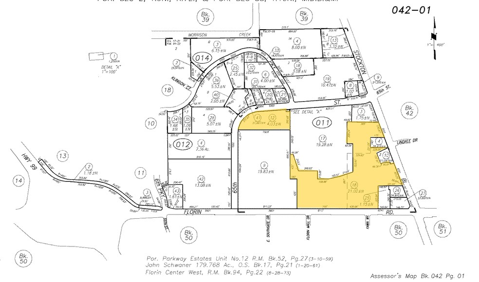 6019 Florin Rd, Sacramento, CA for lease - Plat Map - Image 3 of 9