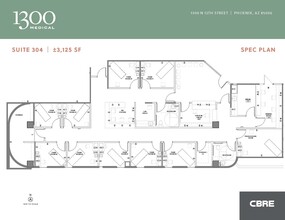 1300 N 12th St, Phoenix, AZ for lease Floor Plan- Image 1 of 1