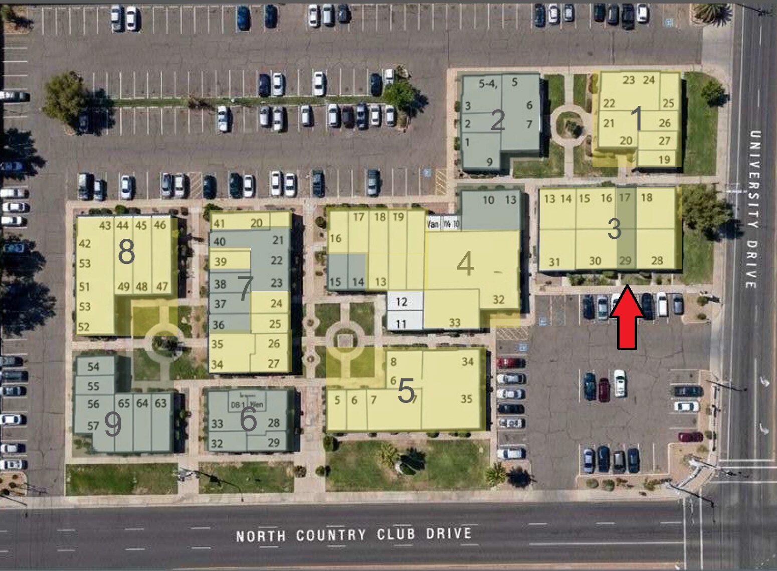 340 W University Dr, Mesa, AZ for lease Aerial- Image 1 of 2