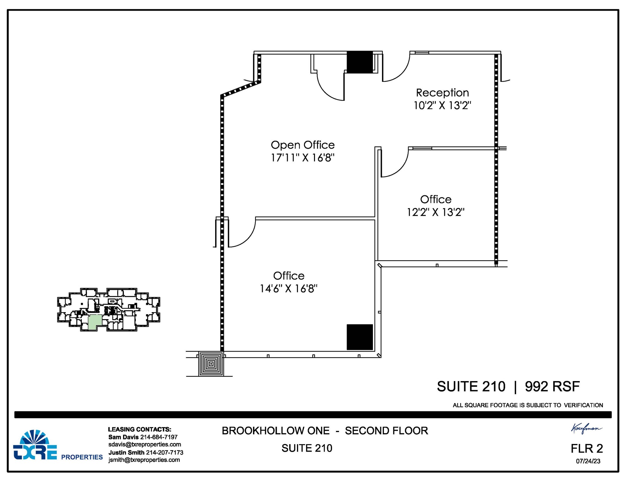 2301 E Lamar Blvd, Arlington, TX for lease Floor Plan- Image 1 of 1