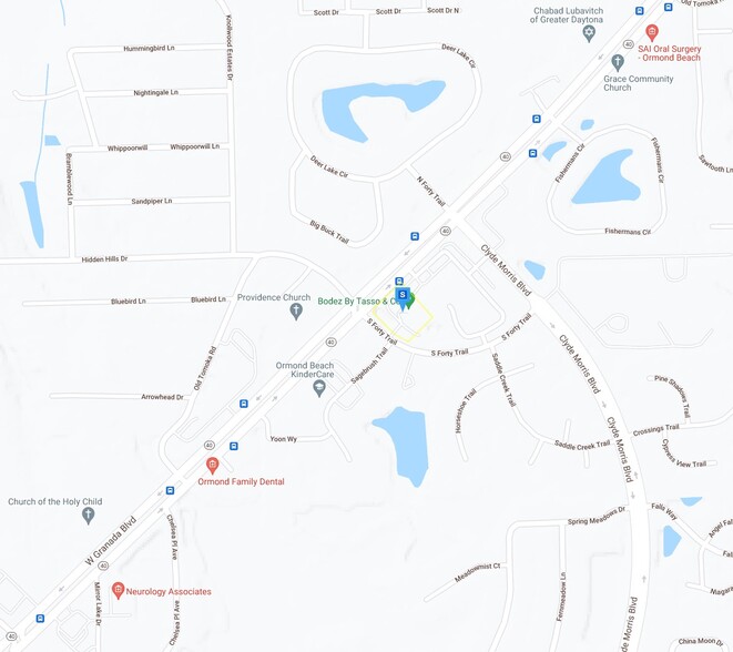 1140 W Granada Blvd, Ormond Beach, FL for sale - Plat Map - Image 1 of 1