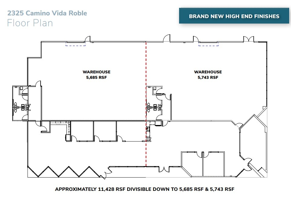 2365 Camino Vida Roble, Carlsbad, CA for lease Floor Plan- Image 1 of 1