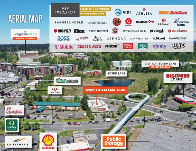 12421-12431 Totem Lake Blvd, Kirkland, WA for lease - Building Photo - Image 2 of 15