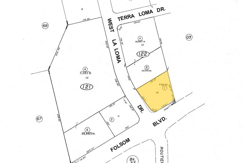 10069 Folsom Blvd, Rancho Cordova, CA for sale - Plat Map - Image 2 of 6