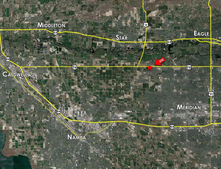 6280 N Black Cat Rd, Meridian, ID for sale - Aerial - Image 2 of 4