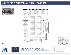 1301 Solana Blvd, Westlake, TX for lease Floor Plan- Image 1 of 2