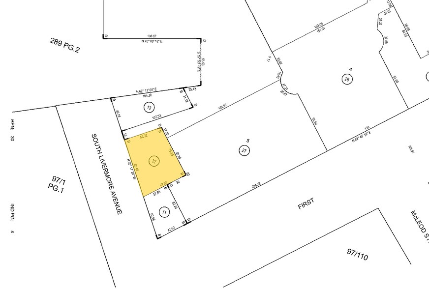 56 S Livermore Ave, Livermore, CA for lease - Plat Map - Image 2 of 5