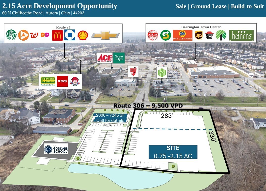 60 N Chillicothe Rd, Aurora, OH for lease Building Photo- Image 1 of 5