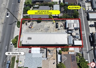417 W State St, Ontario, CA - Aerial map view