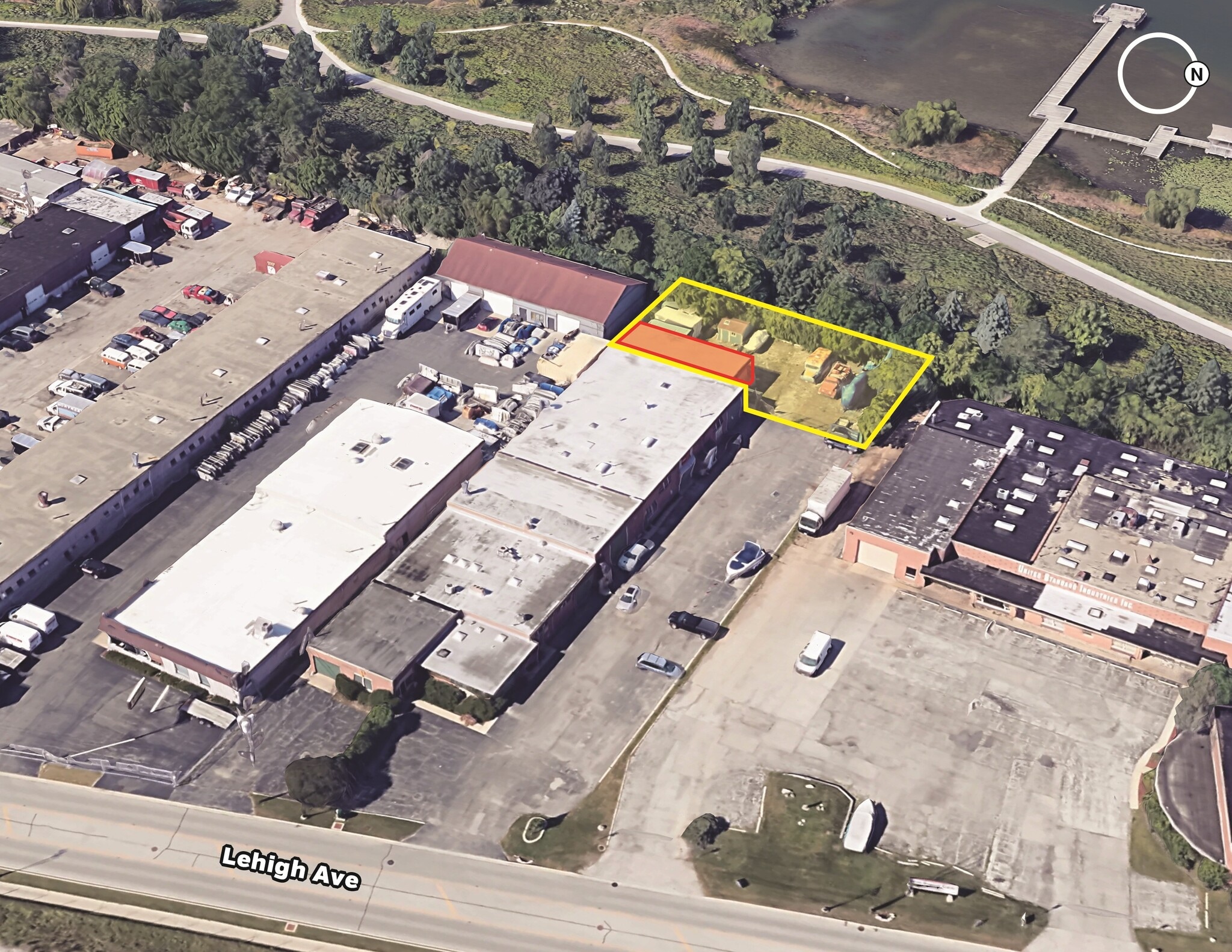 2020 Lehigh Ave, Glenview, IL for lease Aerial- Image 1 of 1