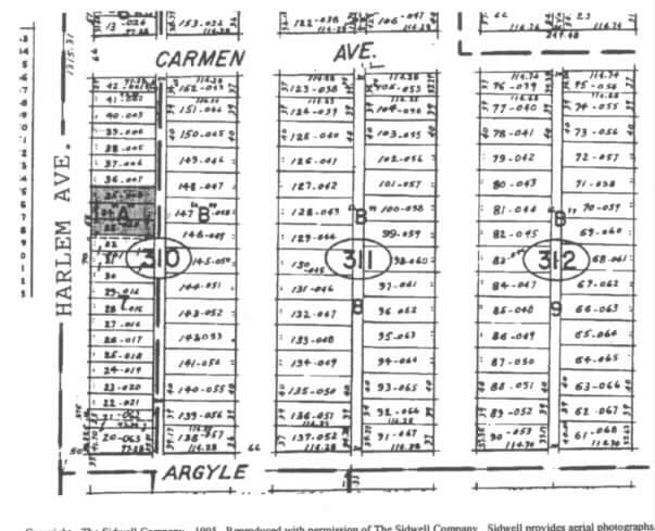 5037 N Harlem Ave, Chicago, IL for lease - Plat Map - Image 2 of 7