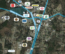 3944 Byrnes Dr, Saint Stephen, SC - AERIAL  map view